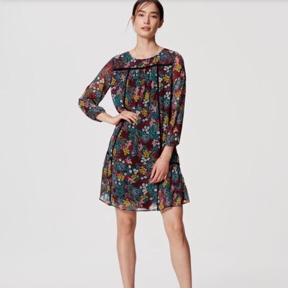 Loft | Wildflower babydoll dress